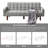 Linen Square Arm Sleeper Sofa Bed-416323049