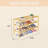 Bamboo Stackable Shoe Rack – Natural Wood Entryway Storage Organizer-1645844345
