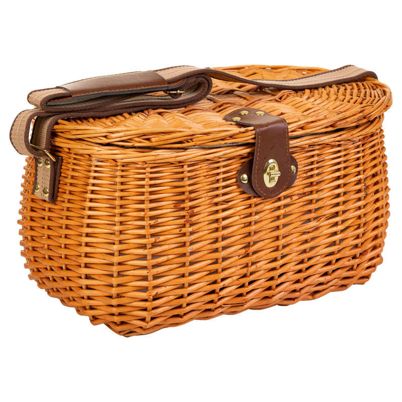 BROWN PICNIC BASKET 2 SERVES