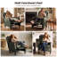 Fauteuil inclinable moderne du milieu du siècle, fauteuil lounge en similicuir avec soutien lombaire pour salon-1190870143