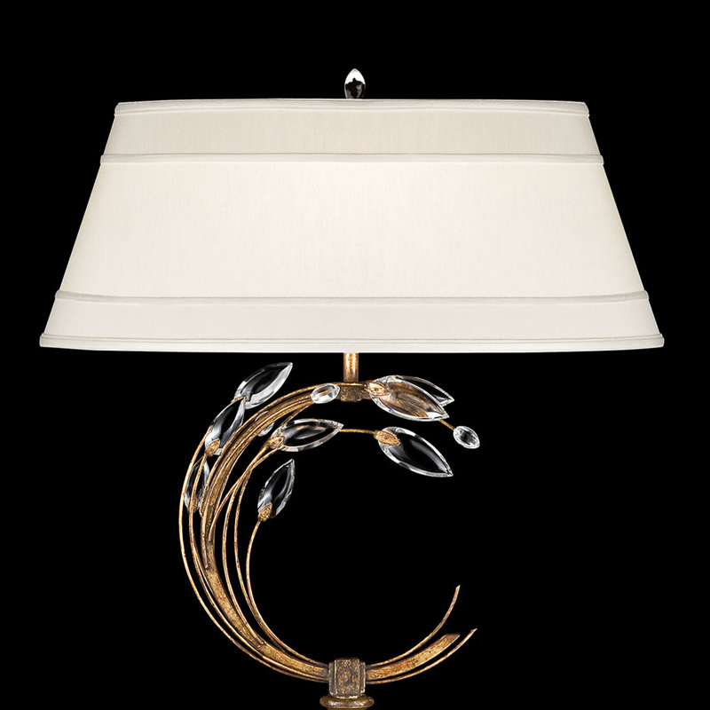 Lampe de table cristal 31 po Laurel, Or