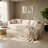 Modern Upholstered Sectional Sofa With Chaise And Matching Pillows — Soft Textured Fabric, Deep Seats & Plush Cushions, Perfect For Contemporary Living Rooms-872014159
