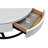 2pc Black And White Coffee Table Set