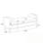 Upholstered Bench with Arms, Wood Legs and 2 Bolsters-128936930