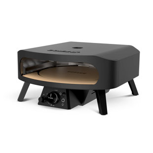 17" Gas Pizza Oven With Rotating Pizza Stone For Easy Restaurant-style Pizza At Home – Triple Burner, Built-in Thermometer, Fast 15-min Preheat, Portable Outdoor Pizza Oven
