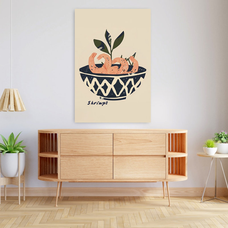 Contemporary Art Abstract Contemporary Modern Plant Art, 48" H x 32" W