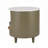 Round Nightstand with Storage Drawer-92656877