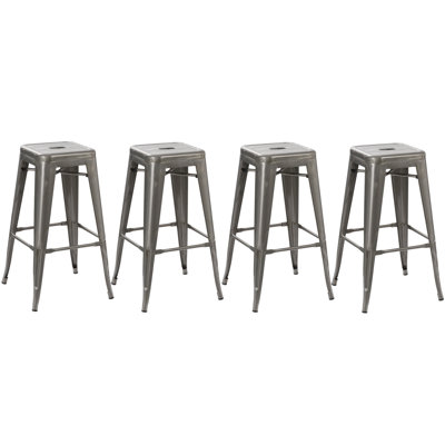 Kharlee Counter Stool with Metal Frame