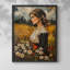 WOMEN Series CCLVI - reproduction encadrée de qualité supérieure - prête à être accrochée - aucun clou requis-1041504994-1041505005
