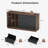 60"W - 3 Drawers Lateral File Cabinet With Door, Adjustable Shelves, Power Strip, And Open Storage For Home Office