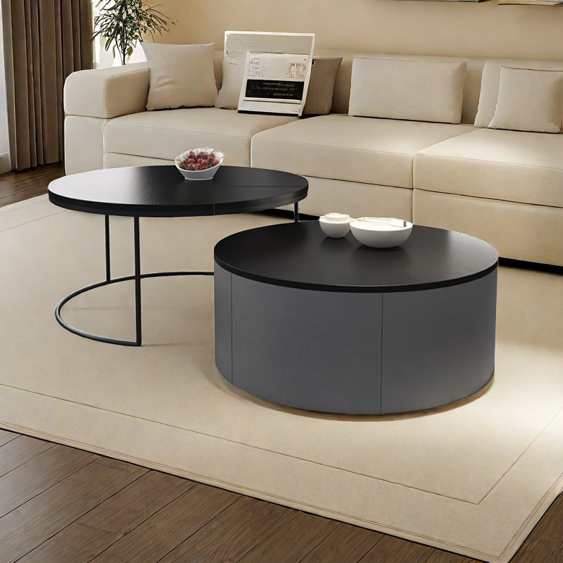 Table basse légère et luxueuse sans pieds