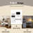 3-in-1 Vanity Desk with Flip Top Mirror