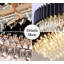 Lustre en cristal à 8 niveaux à 8 lumières Jamille