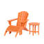 Chaise Adirondack en plastique avec repose-pieds Altura-87465143