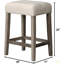 Table de bar en bois massif 3 pièces avec prise électrique et 2 ports USB Transitional-79565790