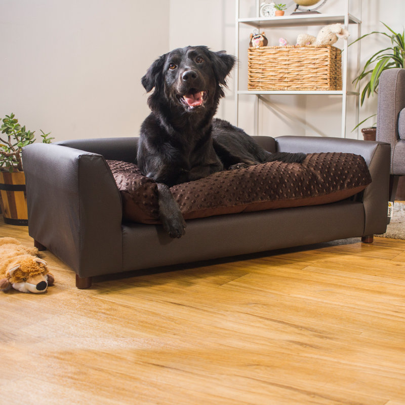 Canapé pour chien Ozzie, Grand (l 40 po x P 23 po x H 13 po), Chocolat
