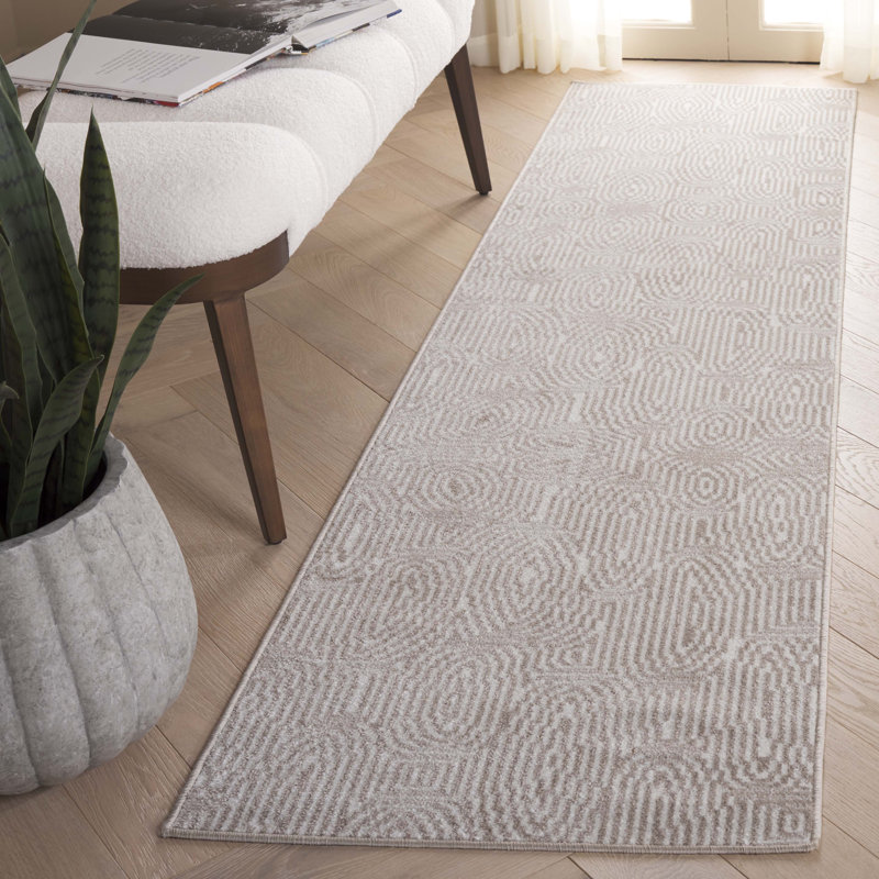 Granillo Machine Washable Performance Abstract Rug, Runner 2'2" x 8'