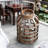 Wood Decorative Lantern, Small Lantern – Handle Design, Industrial Classic Look, Glass Shade, For Home/garden/wedding Indoor Outdoor Accent-443799211