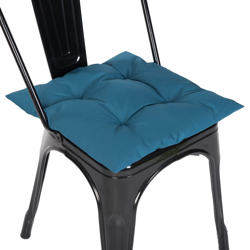 Garden Seat Cushion, Moroccan Blue