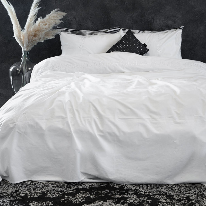 Solid Colour Duvet Cover Set with Pillowcases, 200 x 220 cm - 2 Pillowcases (60 x 70cm)