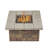 SEDONA 38" Square Concrete Propane or Natural Gas Fire Pit Table by Real Flame-43625977
