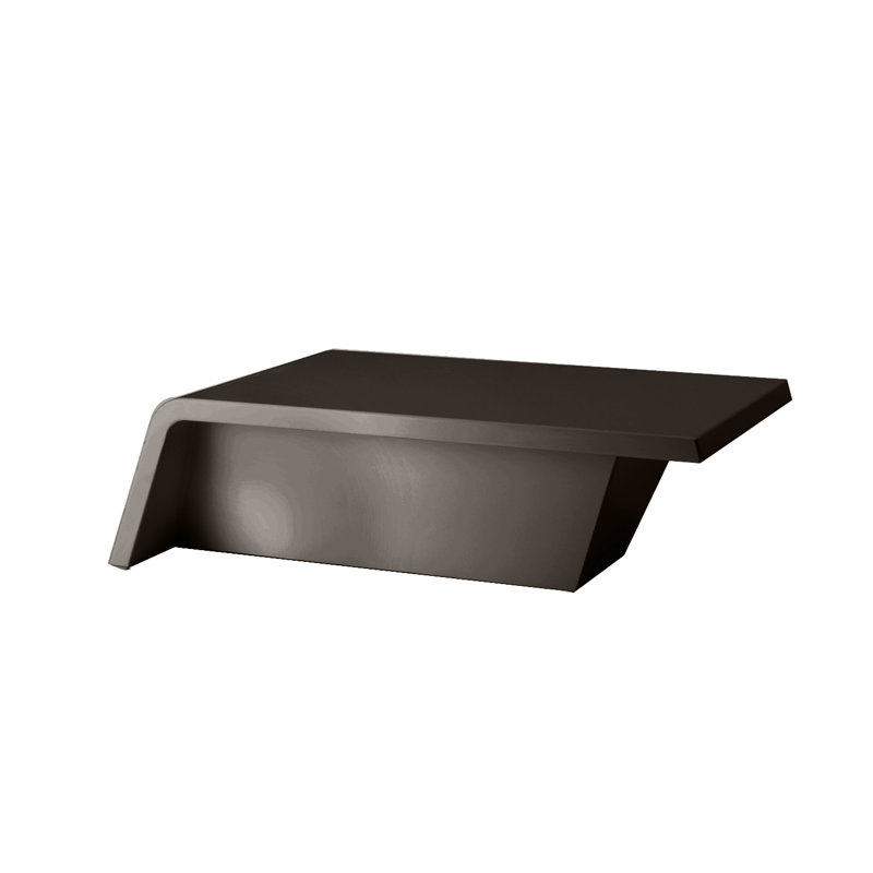 Table basse en plastique Rest, Taupe
