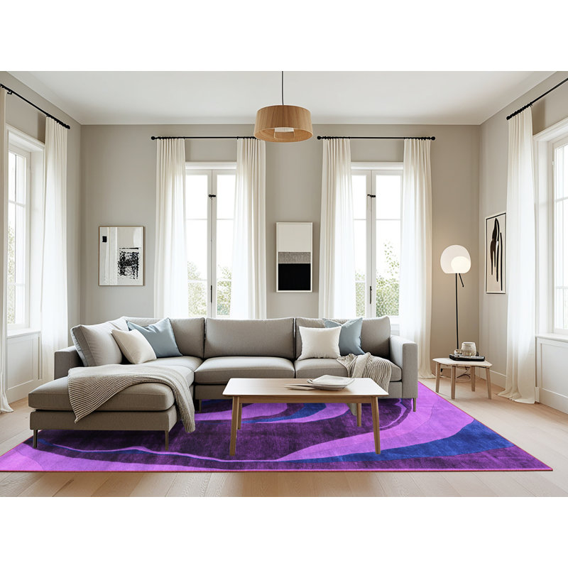 Abstract Indoor Rug, Rectangle 8' x 12'