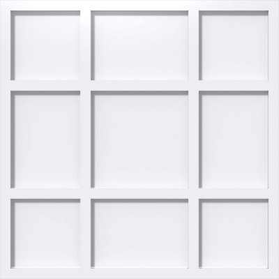 Médaillon de plafond contemporain Rubik