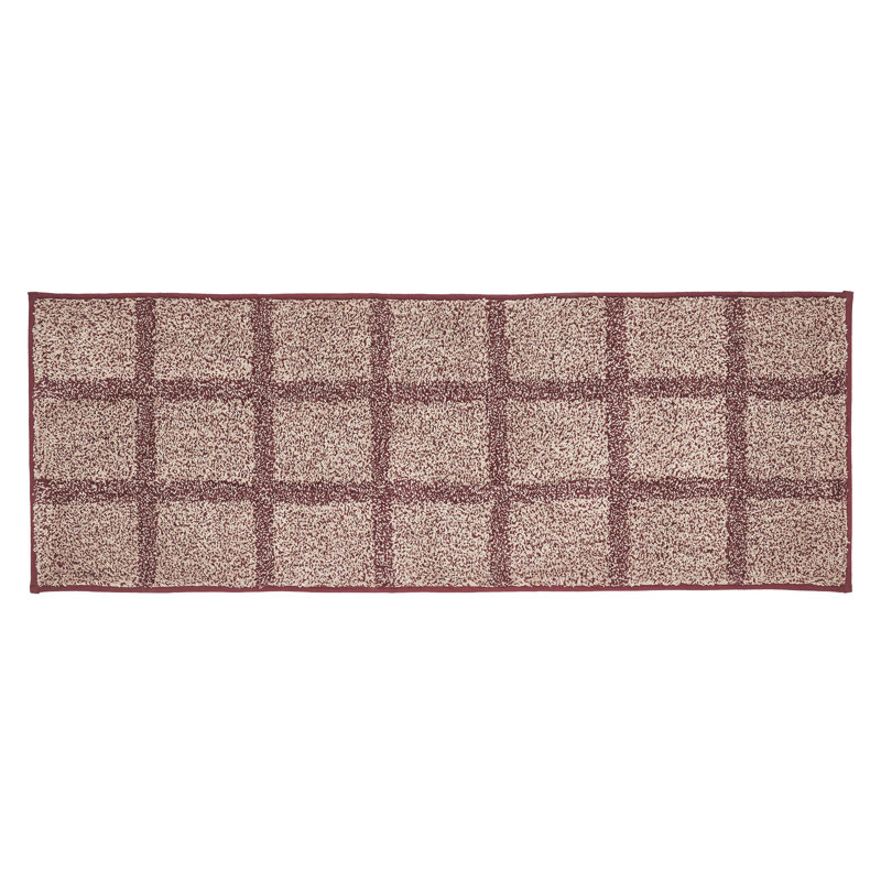 Connell Cotton Blend Non-Slip Bath Mat, 17"W x 48"L