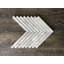 Bianco Carrara 8" x 19" Marble Herringbone Mosaic Wall & Floor Tile