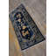 Tapis bleu antique en laine Baotou