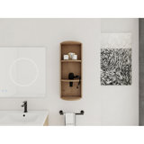 12" Bathroom Wall-Mounted Storage Rack, Float Mounting Design,(KD-Packing)