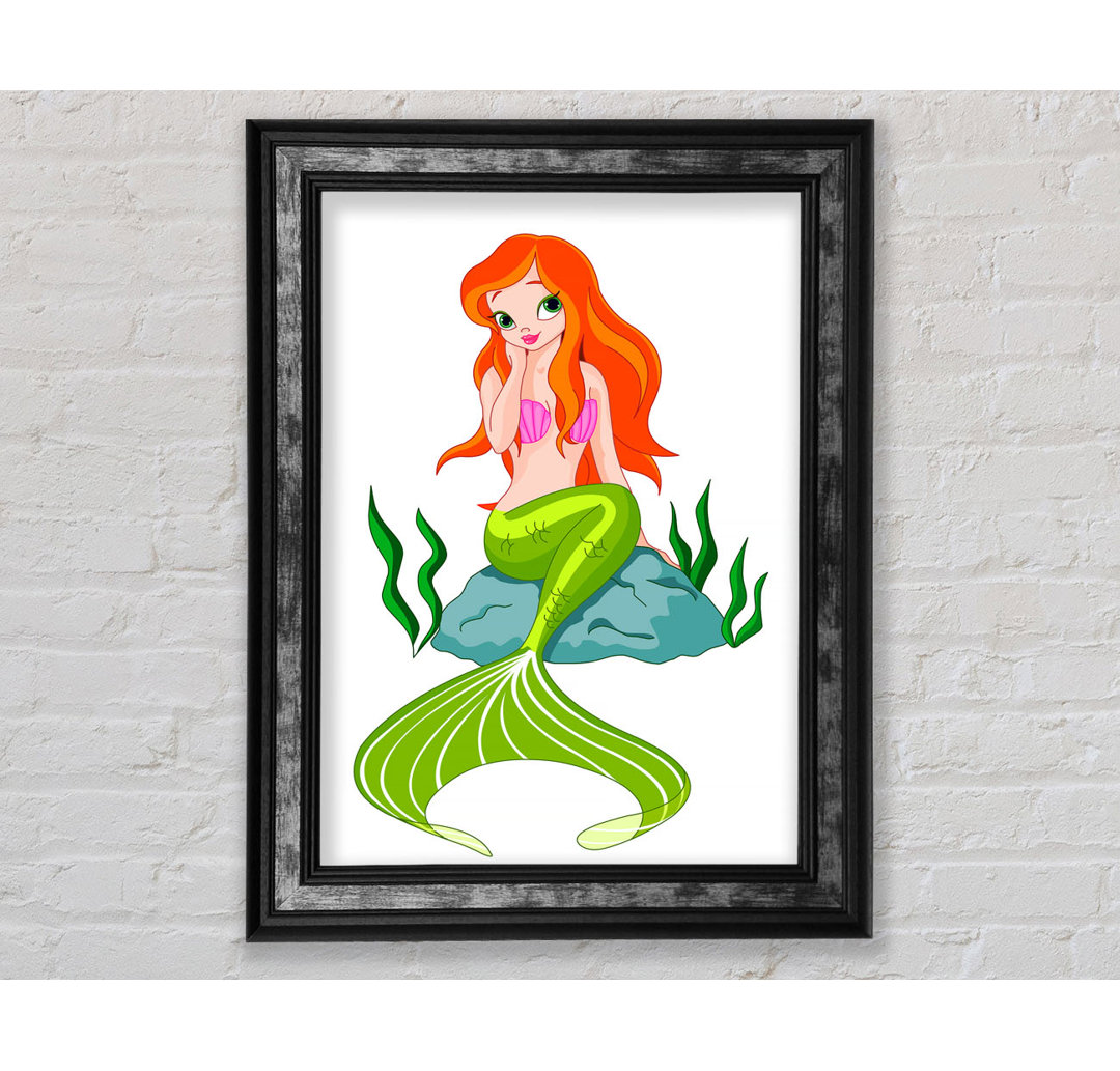 Mermaid Beauty - Einzelner Bilderrahmen Kunstdrucke