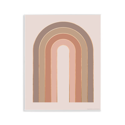 Art mural "Peachy Boho Rainbow" par Reinders