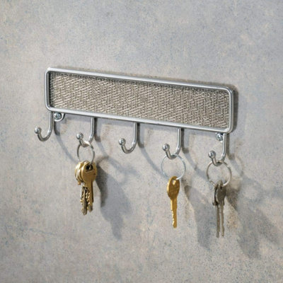 Siegert Plastic Wall Organizer with Key Hooks