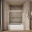 Levity 59.63" x 59.75" Bypass Bath Door with CleanCoat® Technology-246279069-170529351