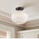 Collina Glass Semi Flush Mount