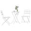 Bistro Set Folding 3 Pcs Steel-1154097778
