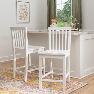 Tory Counter Stool with Solid Wood Frame