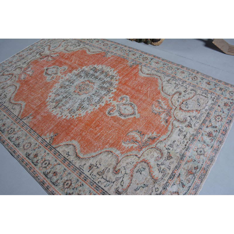 Tapis turc, tapis rétro, grands tapis boho, tapis géométriques verts, tapis oriental, tapis tissé à la main