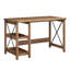 Bureau de style campagnard avec tablettes réversibles ouvertes Mondni