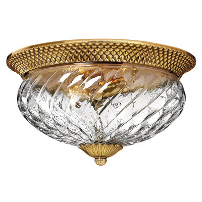 Plantation 3 Light Flush Mount