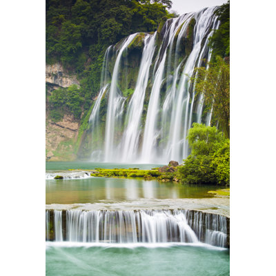 Huangguoshu Waterfall by BIHAIBO - Wrapped Canvas Print