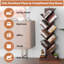 Nicholaos 121cm H x 40.38cm W Geometric Bookcase
