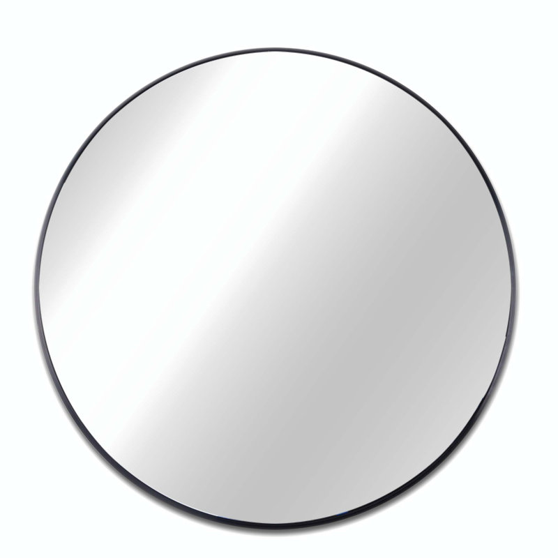 Miroir d'appoint Rauch, Noir, 32" x 32", Rond