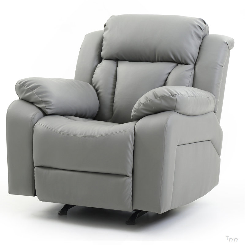 Fauteuil inclinable berçant gris élégant pour les espaces confortables, Gris