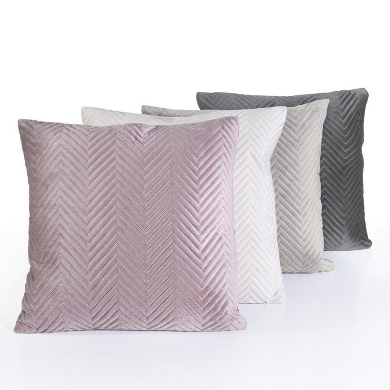 Microfiber Square Pillow Case, Mustard