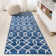 Oakden Ogee Fretwork Blue/Gray Rug