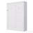 Twin Size Murphy Bed, Foldable into a Cabinet - White