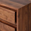 Commode 6 tiroirs Izobelle - Noyer naturel